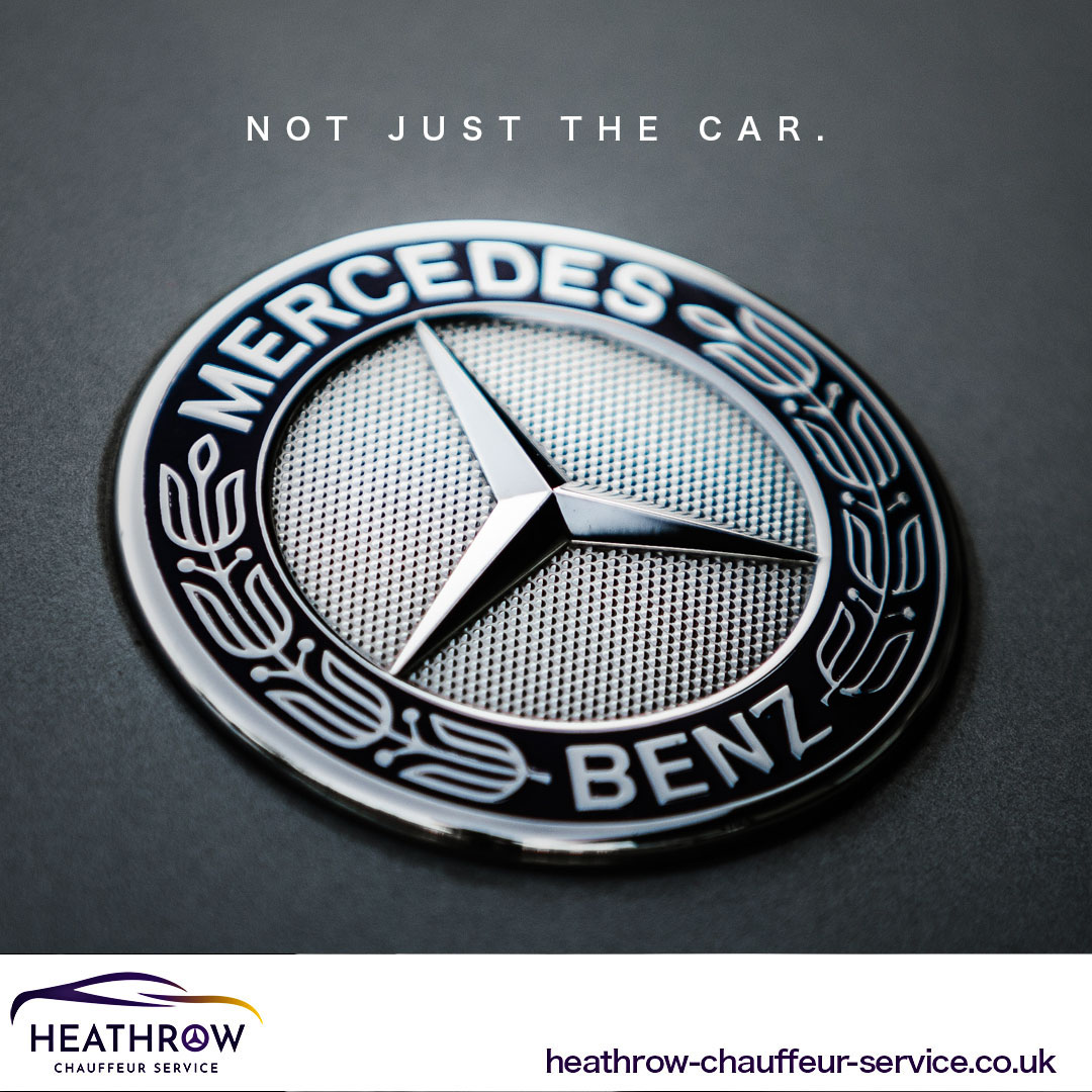 MERCEDES - The emblem of luxury in travel, a car that our chauffeurs in Heathrow use.  Book a chauffeur now at ☎️020 3633 4613☎️